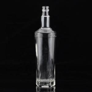 China Engraved Surface 750ml Glass Bottle for Industrial and Glass Collar in Mexico Tequila supplier