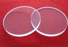 China flat transparent quartz plate square shape quartz window round quartz glass disc wholesale