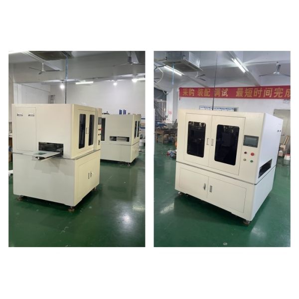 High Speed Inline V Cut PCB Separator White Color Customized 300-500/S Cutting Speed