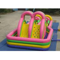 China Colourful Big Bounce House 16 X 7 X 5.6m , Outdoor Games Bounce House For Fun on sale