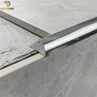 China 12.5mm Silver Aluminium Tile Edging Strip custom Metal Tile Border on sale