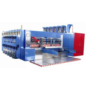 China Corrugated Flexo Printing Press with Slotter and 1-6 Colors Printing Capability supplier