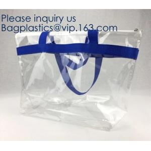 Wholesale vinyl tote bag Women Fashion Red Heart Transparent Beach Shopping Clear Vinyl PVC Shopper,Vest Handles Bags Th