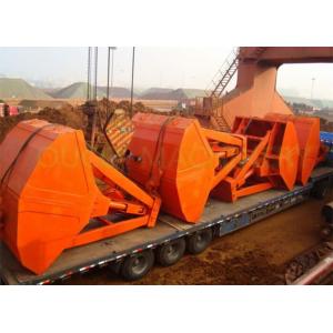 China Tailor Made Wireless Radio Remote Control Grab , Steel Clamshell Grab Bucket For Barge supplier