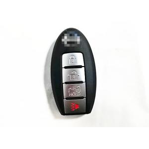 4 Button Nissan Remote Key CWTWB1U840 46 Chip PCF 7952 Black And Not Included Blade