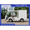 China 4 Person Electric Transportation Vehicles , Electric Delivery Cart With Closed Box wholesale