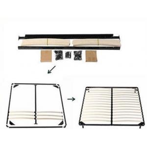 Twin Size Metal Slatted Bed Base For Home / Hotel Mattress Easy Assemble