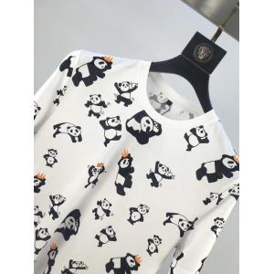 China Best quality Unisex 100% Cotton T Shirt Women Quick-drying Full Panda Printing T-shirt wholesale