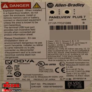 2711P-T7C21D8S 2711PT7C21D8S   Allen Bradley  AB  PanelView Plus 7 Operator Interface Standard Model