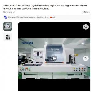 China Laser Digital Label Die Cutting Machine Precisely Label Sheet Cutter supplier