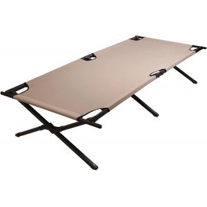 Outdoor Camping Travel Portable Foldable Steel Camping Bed Frame, Office Nap, Beach Vocation and Home Lounging