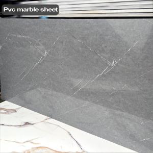 Decoration mboo Charcoal Wood Veneer Modern Luxury PVC Marble Sheet