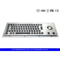 China 65 Full Travel Backlit Keys Illuminated Metal Keyboard , Industrial Computer Keyboard on sale