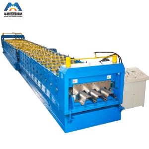 0.8 - 2mm Galvanized Steel Sheet Floor Deck Roll Forming Machine 380V 50Hz 3 Phase