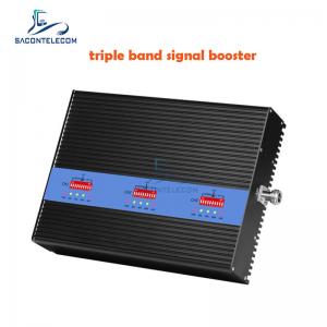 GSM DCS Mobile Phone Signal Booster 2100 Triple Band Repeater IP40 AC110V