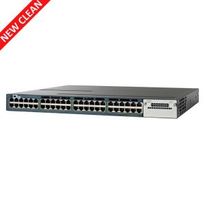 China Cisco 3560 manejó el interruptor de red portuario de 48 POE Gigabit Ethernet WS-C3560X-48P-S supplier