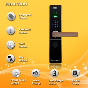 China Contactless Fingerprint Door Locks For Your Home , Bluetooth Entry Door Lock supplier