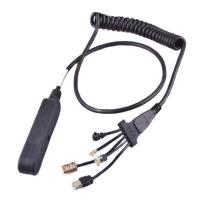 China Car Diagnostic OBD2 Connector Cable Over Molded Coiled Data Communication Cable on sale