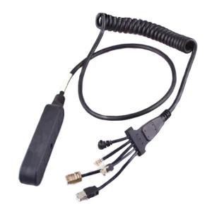 Car Diagnostic OBD2 Connector Cable Over Molded Coiled Data Communication Cable