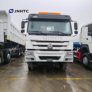 China Sinotruk Howo Benz White Dump Truck 50T 12 wheels Right Hand Drive New Model supplier