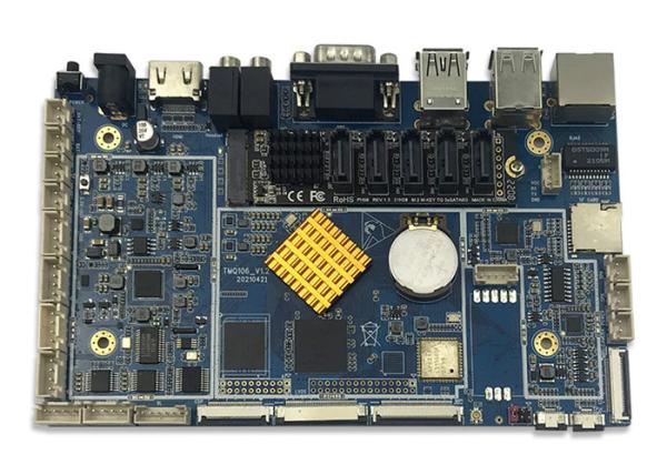 Tarjeta base de control de máquina Android JLD-A06 RK3399 Tarjeta base principal de CPU de seis núcleos