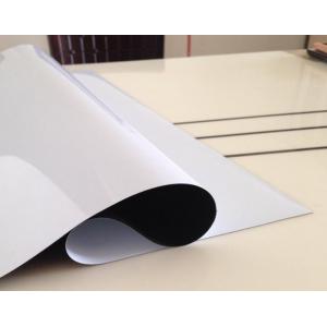 China Eco-solvent/UV printable Isotropic magnetic flexible film rubber magnets 0.45/0.5/0.55mm supplier