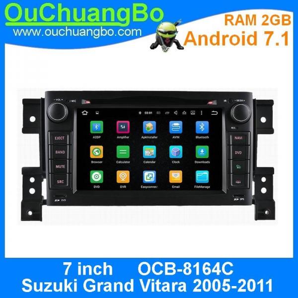 Ouchuangbo auto radio multimedia stereo android 7.1 for Suzuki Grand Vitara 2005