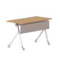 China 63 Inch Foldable Training Table Wooden School Desk For Classroom on sale