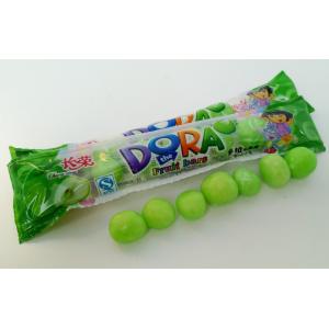 Green Bubblegum Chewing Gum , Dora Multi Fruit Flavor Bar In Bags