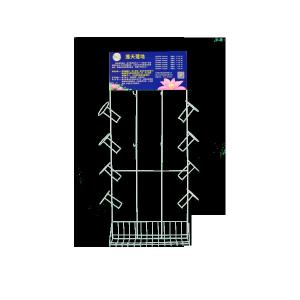 Food and beverage display rack，retail floor standing metal display stands