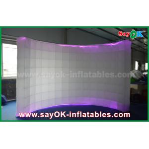 China Photo Booth Props Led Strip Lighting Inflatable Wall Photo Booth Wedding For Rental 1 - 3 Years Warranty supplier