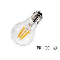 China 220V Ra 85 6W LED Filament Bulb Dimmable LED Globe Light Bulb 60*110mm on sale