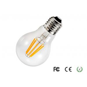 220V Ra 85 6W LED Filament Bulb Dimmable LED Globe Light Bulb 60*110mm