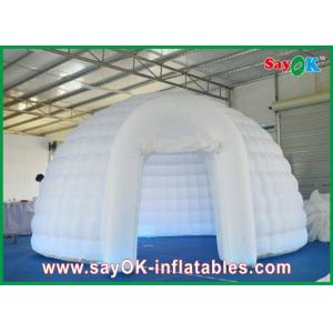 Inflatable Igloo Dome Inflatable Air Tent Strong Fire-Proof Cloth With Led Lights