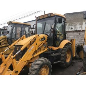 China Jcb 3cx Used Backhoe Loader Uk Made With Four In One Front Bucket supplier