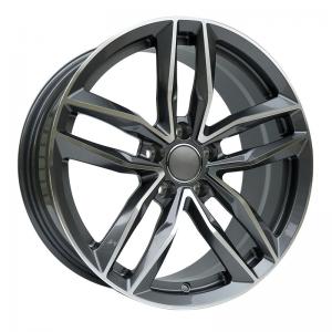 Aluminum Replica 17 18 19 Inch Alloy Wheels Audi Split 5 Spoke Wheels 57.1/66.6