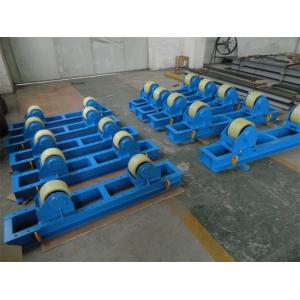 China 2T with Rubber / Steel / Polyurethane Rollers Capacity Bolt Adjustment Pipe Welding Rollers supplier