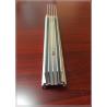 China Silver Drilling Anodized Aluminum Extrusion For 6063 T5 LED Light Profiles 560mm wholesale