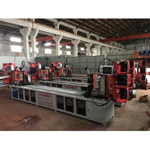China Assemble Shelf Auto Pipe Welding Machine 3 Faces / 4 Faces Goods Shelf Beam Welding supplier