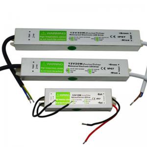 China Constant Voltage Outdoor CCTV Led Switching Power Supply IP67 Waterproof 12V 10W 20W 60W supplier