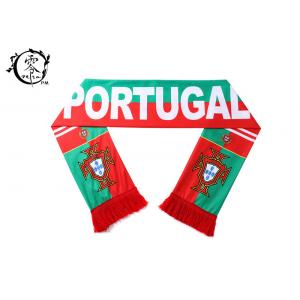 One Size Sports Team Sublimation Scarf Portugal With Logo Printing