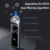 China Fast Response Time Portable Alcohol Detector Machine Lightweight Pocket Alcohol Breath Tester Mr black 1000 on sale