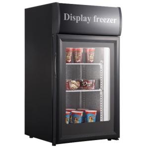 China 50L hot sale digital control counter top glass door ice cream commercial portable fridge freezer SD50B supplier