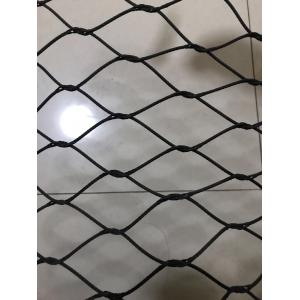 China Zoo SS 316 Woven Wire Mesh Rhombus Impact Resistance Excellent Flexible Performance supplier