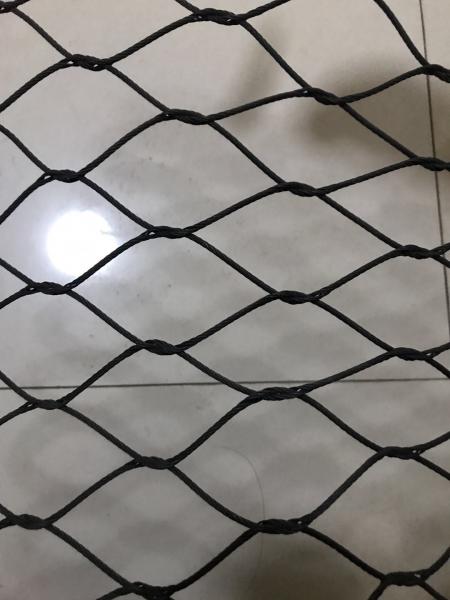 Zoo SS 316 Woven Wire Mesh Rhombus Impact Resistance Excellent Flexible
