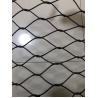 Zoo SS 316 Woven Wire Mesh Rhombus Impact Resistance Excellent Flexible