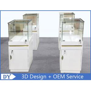 China MDF Jewellery Display Cabinets With Lock OEM 450 X 450 X 1250MM supplier