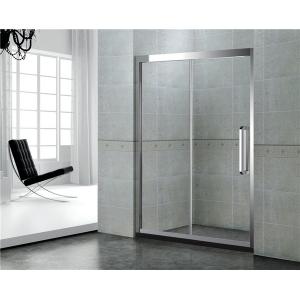 China 8 / 10 MM With Frames Shower Enclosures Tempered Glass With Stianless Steel Accessories supplier