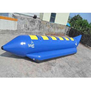 China PVC Tarpaulin Inflatable Fly Fishing Boats For 6 Persons Water Games 520 x 120 cm supplier
