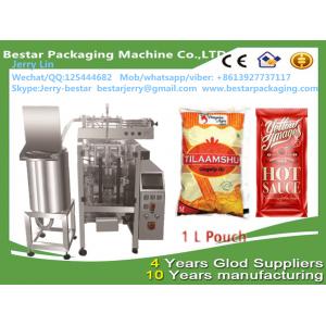 China 1L Poly Bag Packing Machine  Edible Oil Packaging Machinebestar packaging machine supplier
